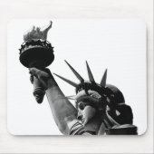Freiheitsstatue Black & White Mousepad (Vorne)