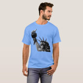 Freiheitsstatue Black & White T-Shirt (Vorne ganz)
