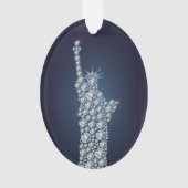 Freiheitsstatue Bling Ornament (Vorderseite)