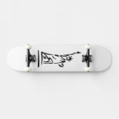 Freiheitsstatue Blue Skateboard (Horizontal)