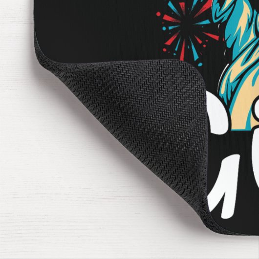 Freiheitsstatue bringt Girl American Flag 4. Mousepad (Ecke)