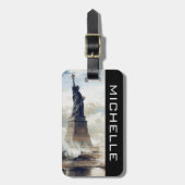 Freiheitsstatue BS Gepäckanhänger (Vorderseite vertikal)