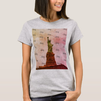 Freiheitsstatue Burnout-T - Shirt