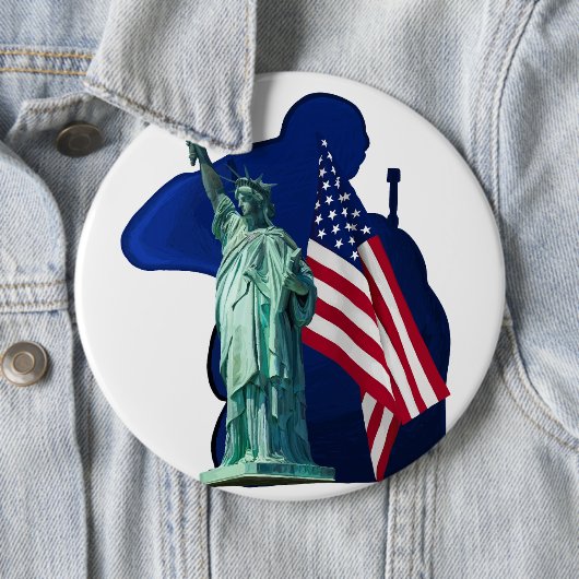 Freiheitsstatue Button (Beispiel)