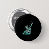 Freiheitsstatue button (Vorne & Hinten)