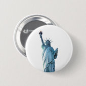 Freiheitsstatue Button (Vorne & Hinten)