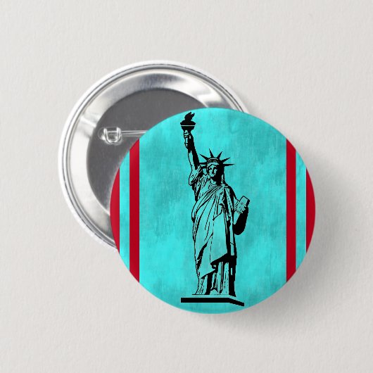 Freiheitsstatue Button (Vorne & Hinten)