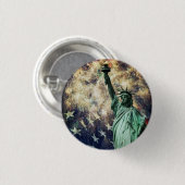 Freiheitsstatue Button (Vorne & Hinten)