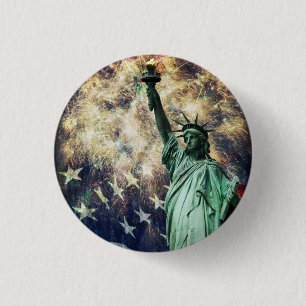 Freiheitsstatue Button