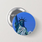 Freiheitsstatue Button (Vorne & Hinten)