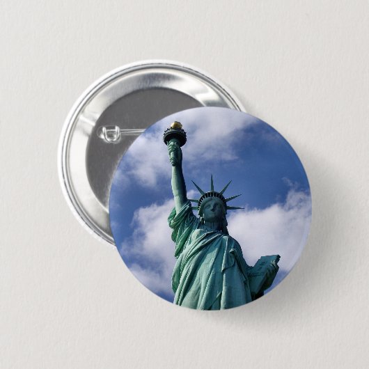 Freiheitsstatue Button (Vorne & Hinten)