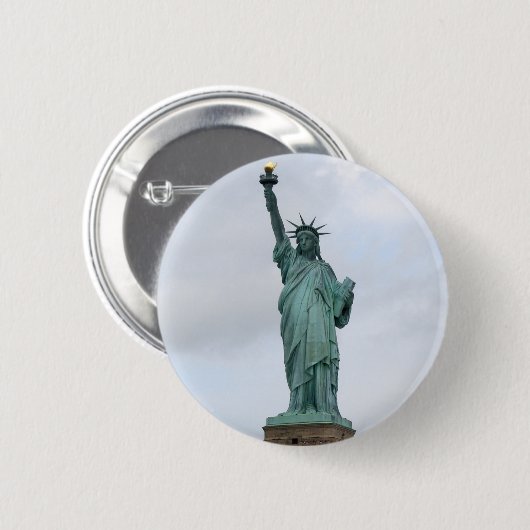 Freiheitsstatue Button (Vorne & Hinten)