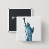 Freiheitsstatue Button (Vorne & Hinten)