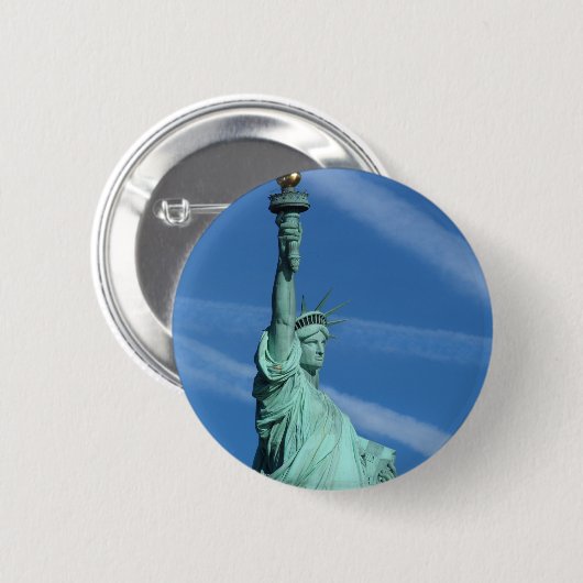 Freiheitsstatue. Button (Vorne & Hinten)