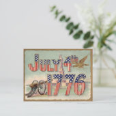 Freiheitsstatue Cannon Stars & Stripes Postkarte (Stehend Vorderseite)