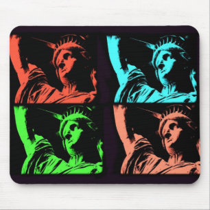 Freiheitsstatue Collage Mousepad