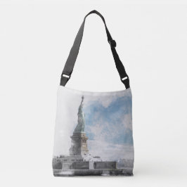 Freiheitsstatue Crossbody Bag - Manhattan NYC Tragetaschen Mit Langen Trägern