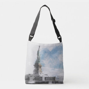 Freiheitsstatue Crossbody Bag - Manhattan NYC Tragetaschen Mit Langen Trägern