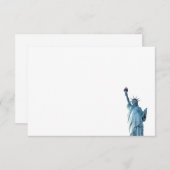 Freiheitsstatue Dankeskarte (Vorne/Hinten)