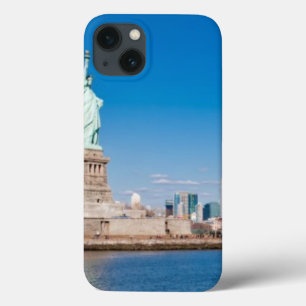 Freiheitsstatue, den Hudson und Manhattan Case-Mate iPhone Hülle