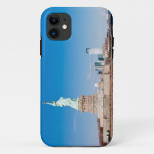 Freiheitsstatue, den Hudson und Manhattan iPhone 11 Hülle