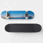 Freiheitsstatue, den Hudson und Manhattan Skateboard (Horizontal)