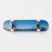 Freiheitsstatue, den Hudson und Manhattan Skateboard (Horizontal)