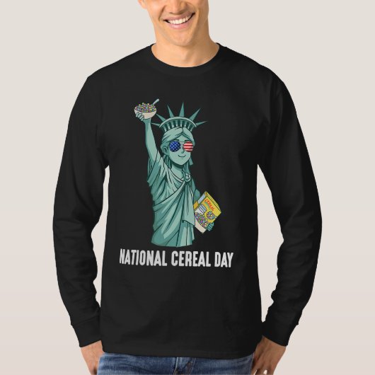 Freiheitsstatue des US-Getreides T-Shirt (Vorderseite)