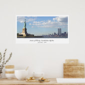 Freiheitsstatue des World Trade Centers Print Poster (Küche)