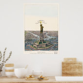 Freiheitsstatue, die die Welt erleuchtet Poster (Küche)
