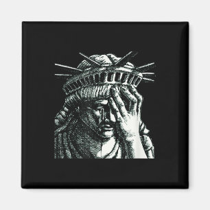Freiheitsstatue, die gegen Trump Widerstand leiste Magnet