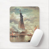 Freiheitsstatue die Welt erleuchtend Mousepad (Mit Mouse)