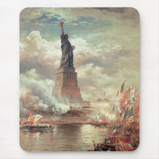 Freiheitsstatue die Welt erleuchtend Mousepad (Vorne)