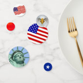 Freiheitsstatue, Eagle & American Flag Confetti Konfetti (Gruppe)