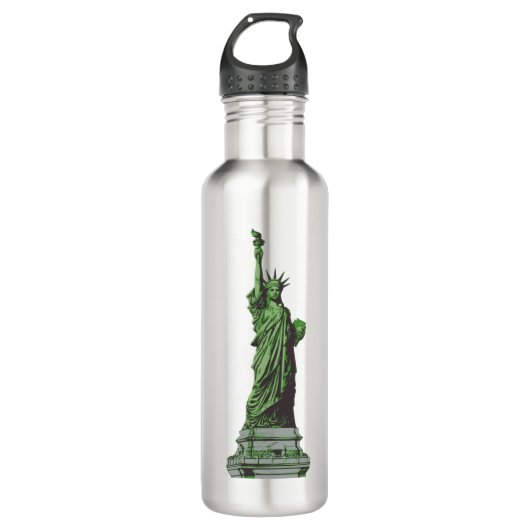 Freiheitsstatue Edelstahlflasche (Vorderseite)