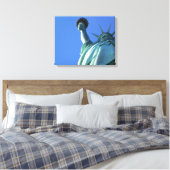 FREIHEITSSTATUE EINGEWICKELT LEINWANDDRUCK (Insitu (Schlafzimmer))