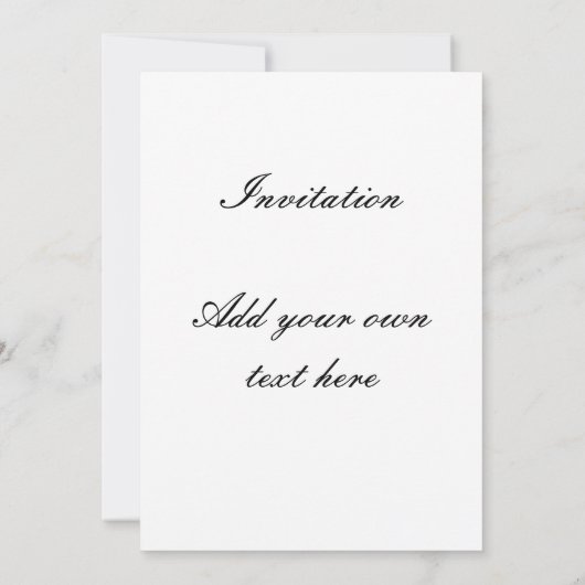 Freiheitsstatue Einladung (Rückseite)