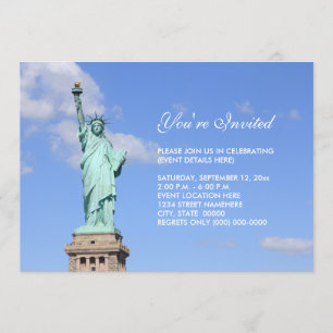 Freiheitsstatue Einladung