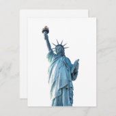 Freiheitsstatue Einladung (Vorne/Hinten)