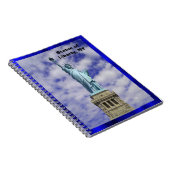 Freiheitsstatue, Ellis Island, New York Notizblock (Rechte Seite)