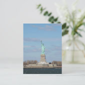 Freiheitsstatue Ellis Island Postkarte (Stehend Vorderseite)