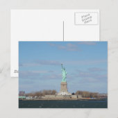 Freiheitsstatue Ellis Island Postkarte (Vorne/Hinten)