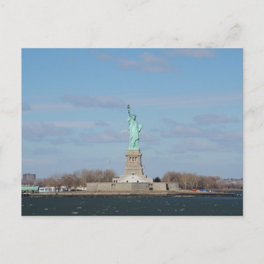 Freiheitsstatue Ellis Island Postkarte (Vorderseite)