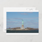Freiheitsstatue Ellis Island Postkarte (Vorne/Hinten)