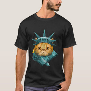 Freiheitsstatue Exotic Kurzfristig 4. Juli USA T-Shirt