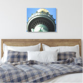 FREIHEITSSTATUE FACKEL EINGEWICKELT LEINWANDDRUCK (Insitu (Schlafzimmer))
