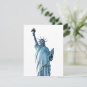 Freiheitsstatue Feiertagskarte (Stehend Vorderseite)