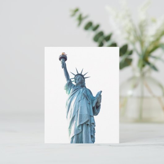 Freiheitsstatue Feiertagskarte (Stehend Vorderseite)