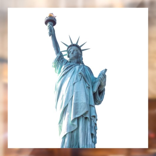 Freiheitsstatue Fensteraufkleber (Blatt 2)