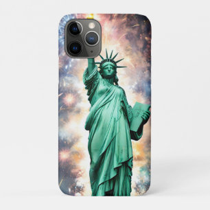 Freiheitsstatue Feuerwerk Unabhängigkeit Tag, Jung Case-Mate iPhone Hülle